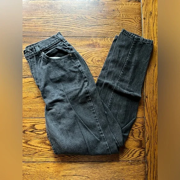 #2 - Vintage Lee Women’s Mom Jeans Black 10 Long - Picture 4 of 4